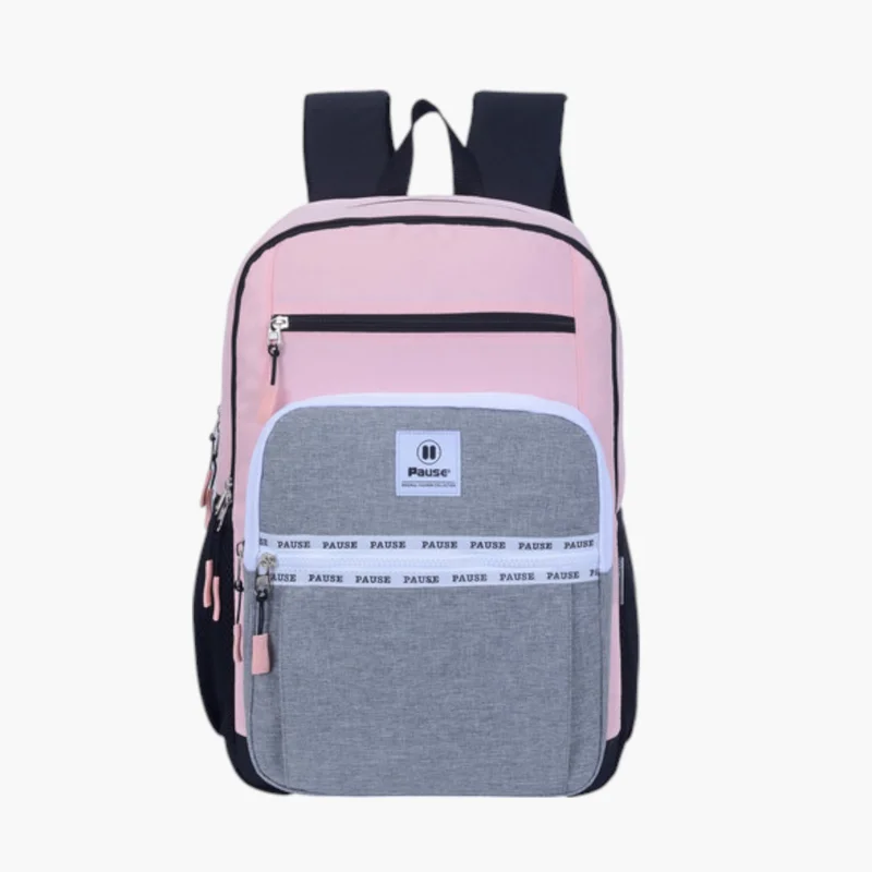 PAUSE Colourblock School Backpack for Kids